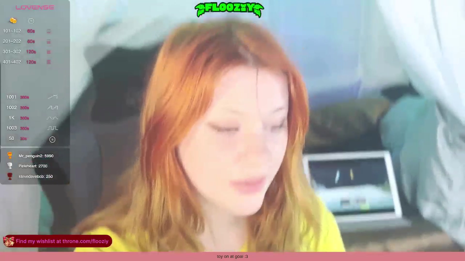 Gallery image thumbnail from flooziy's myfreecams stream on, 12/14/2023, 14:03 image 6 of 20