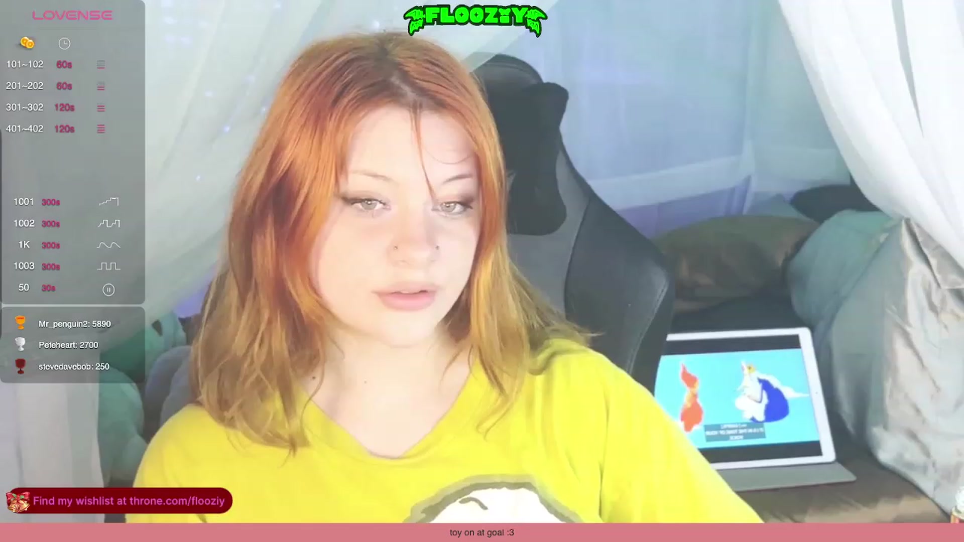 Gallery image thumbnail from flooziy's myfreecams stream on, 12/14/2023, 14:03 image 1 of 20