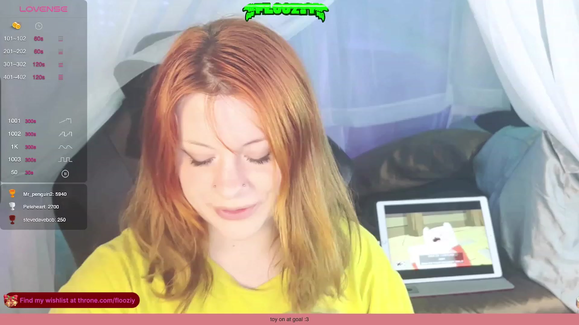 Gallery image thumbnail from flooziy's myfreecams stream on, 12/14/2023, 14:03 image 5 of 20
