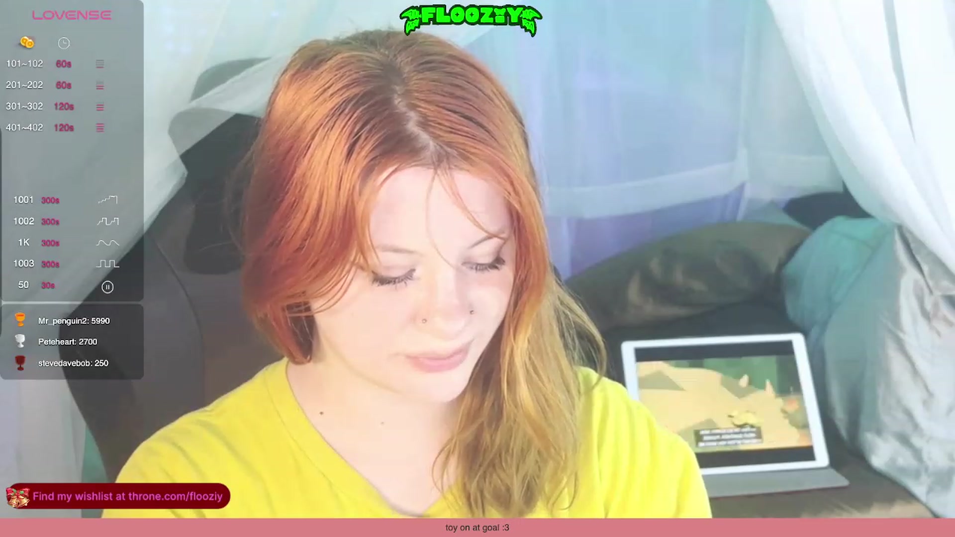 Gallery image thumbnail from flooziy's myfreecams stream on, 12/14/2023, 14:03 image 8 of 20