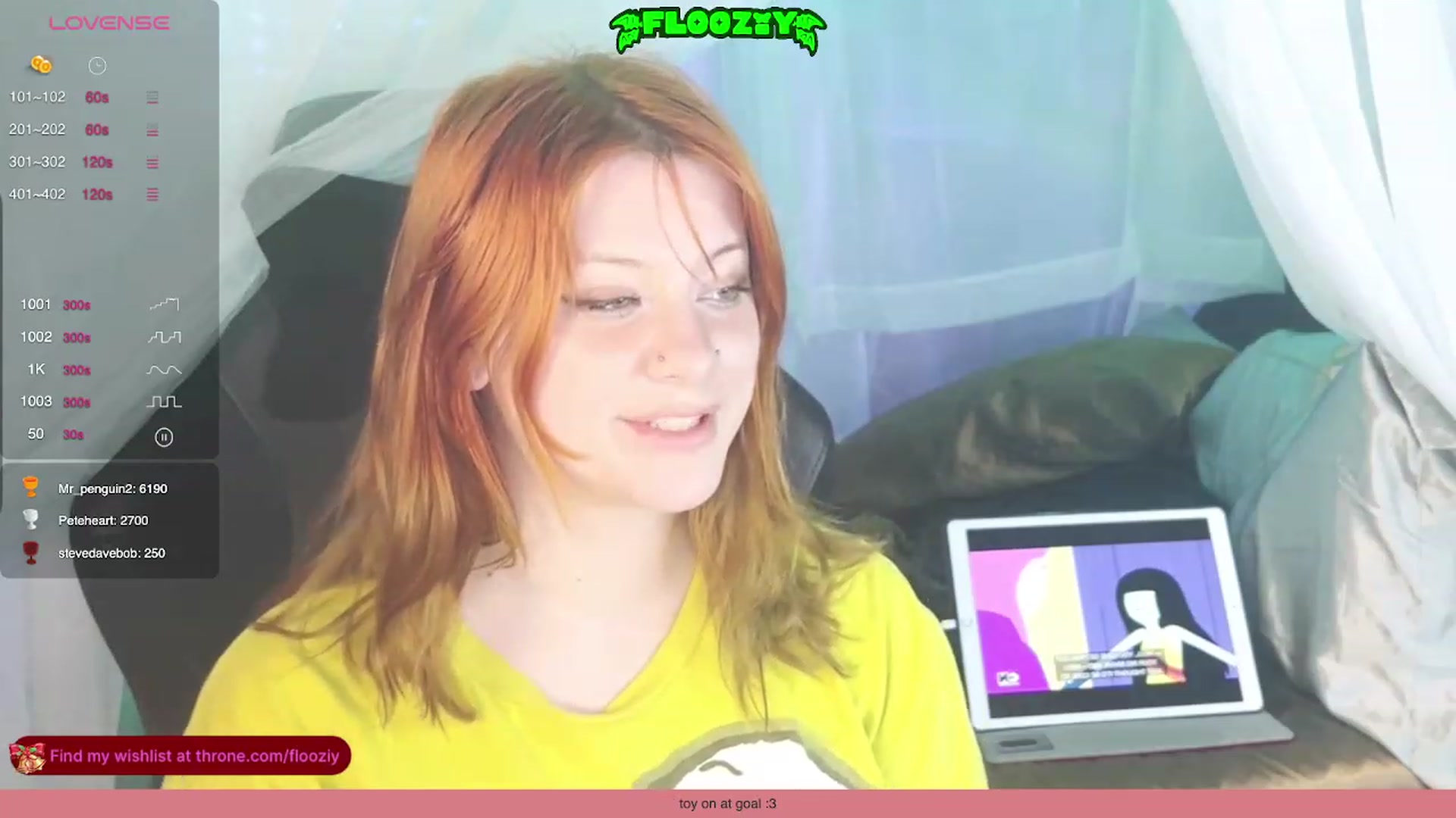 Gallery image thumbnail from flooziy's myfreecams stream on, 12/14/2023, 14:03 image 13 of 20