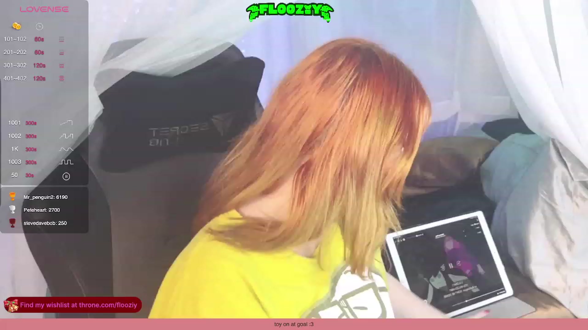 Gallery image thumbnail from flooziy's myfreecams stream on, 12/14/2023, 14:03 image 16 of 20