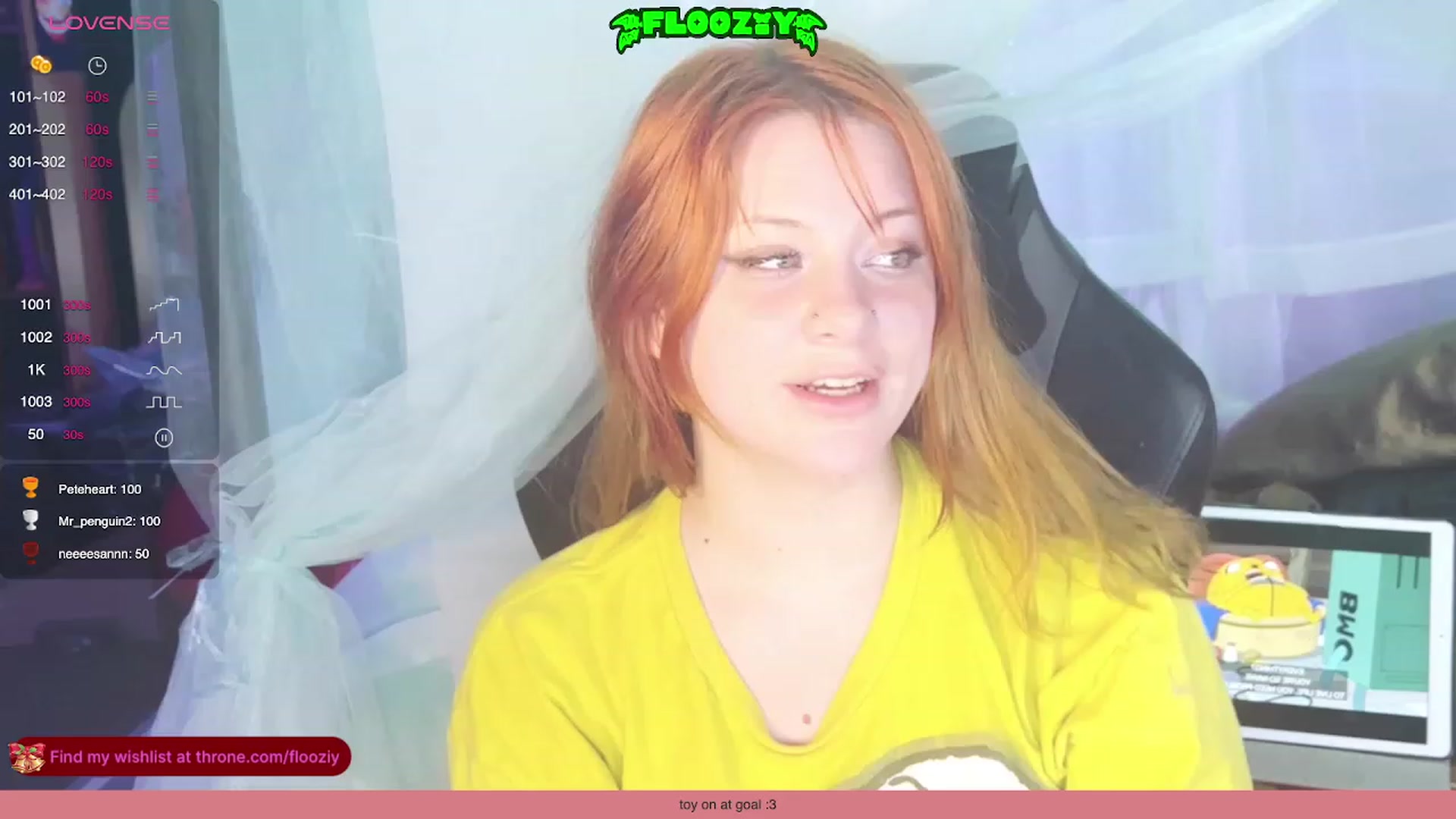 Gallery image thumbnail from flooziy's myfreecams stream on, 12/14/2023, 15:09 image 20 of 20