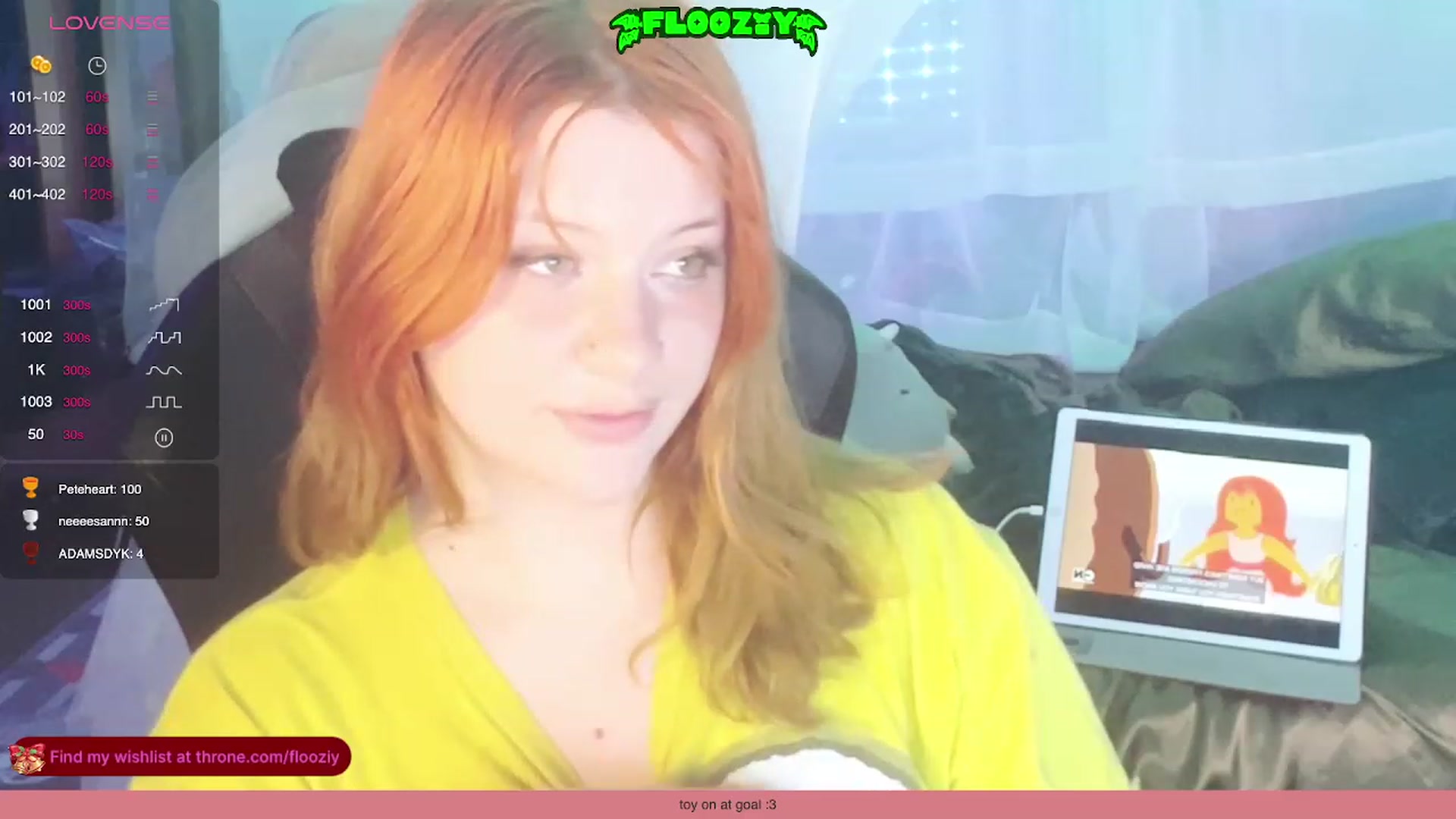 Gallery image thumbnail from flooziy's myfreecams stream on, 12/14/2023, 15:09 image 9 of 20