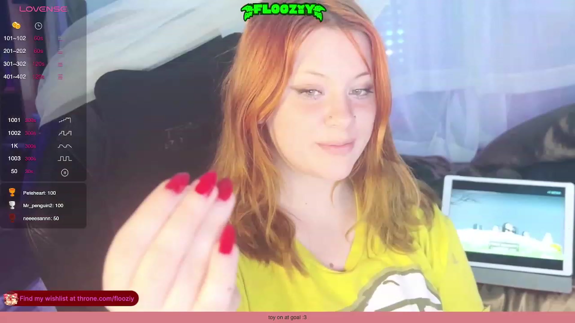 Gallery image thumbnail from flooziy's myfreecams stream on, 12/14/2023, 15:09 image 10 of 20