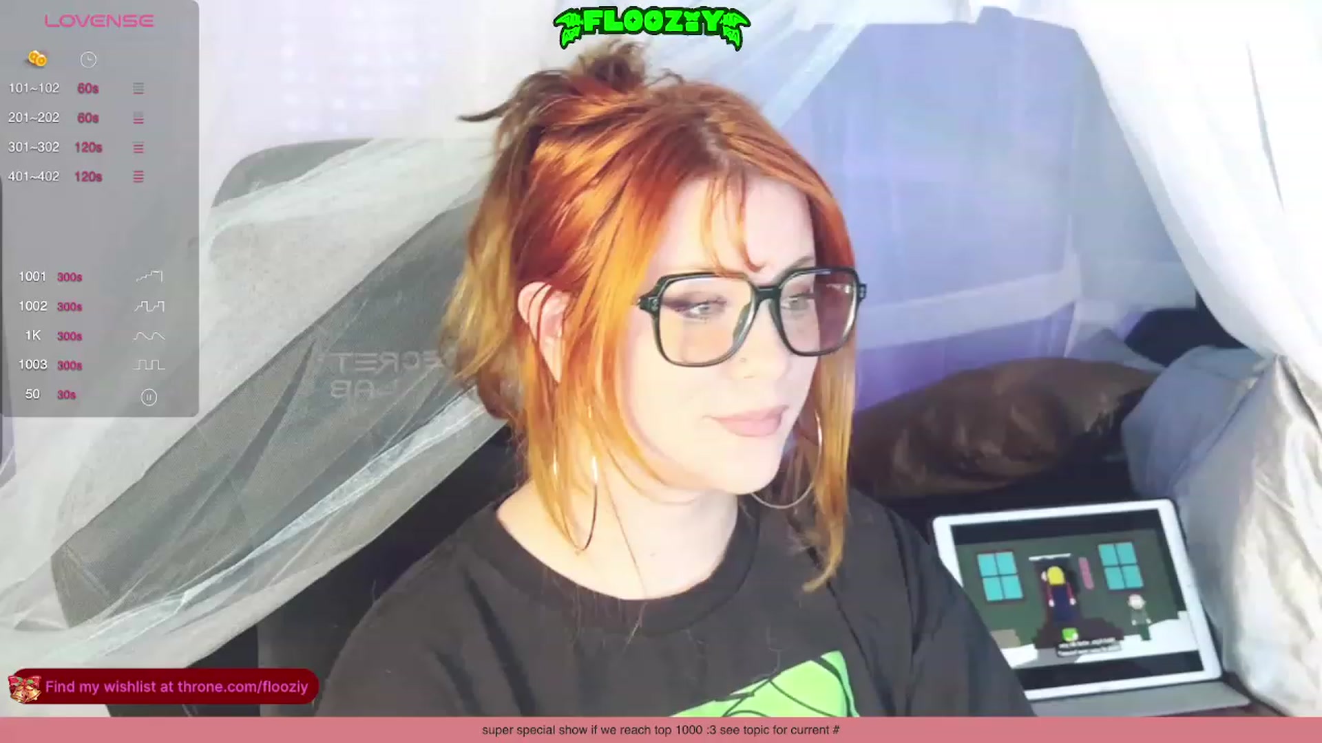 Gallery image thumbnail from flooziy's myfreecams stream on, 12/15/2023, 10:35 image 2 of 20
