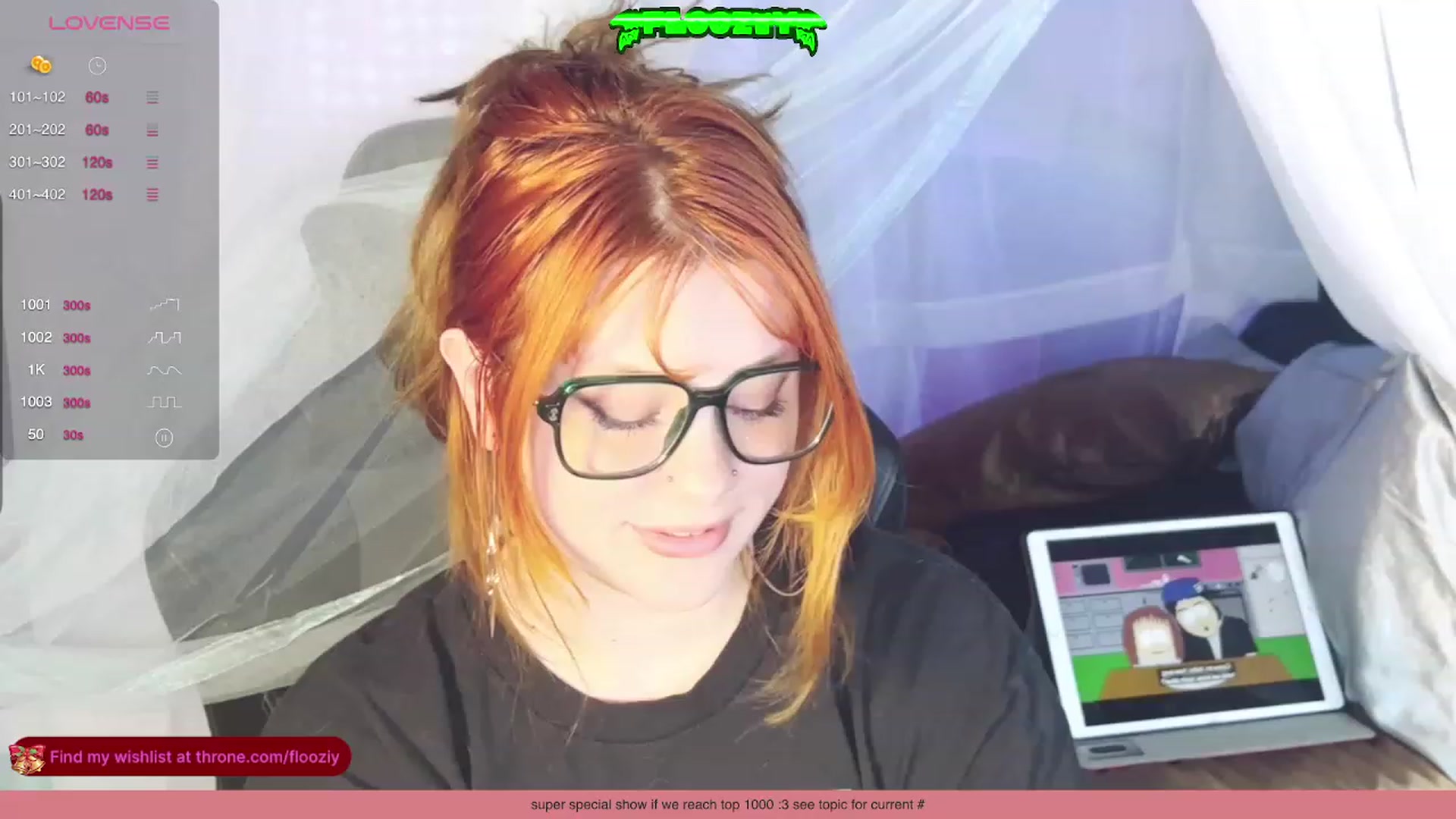 Gallery image thumbnail from flooziy's myfreecams stream on, 12/15/2023, 10:35 image 5 of 20