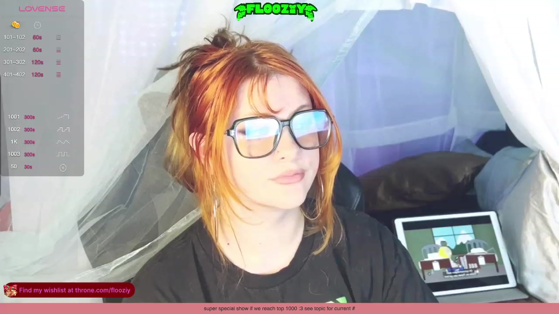 Gallery image thumbnail from flooziy's myfreecams stream on, 12/15/2023, 10:35 image 1 of 20