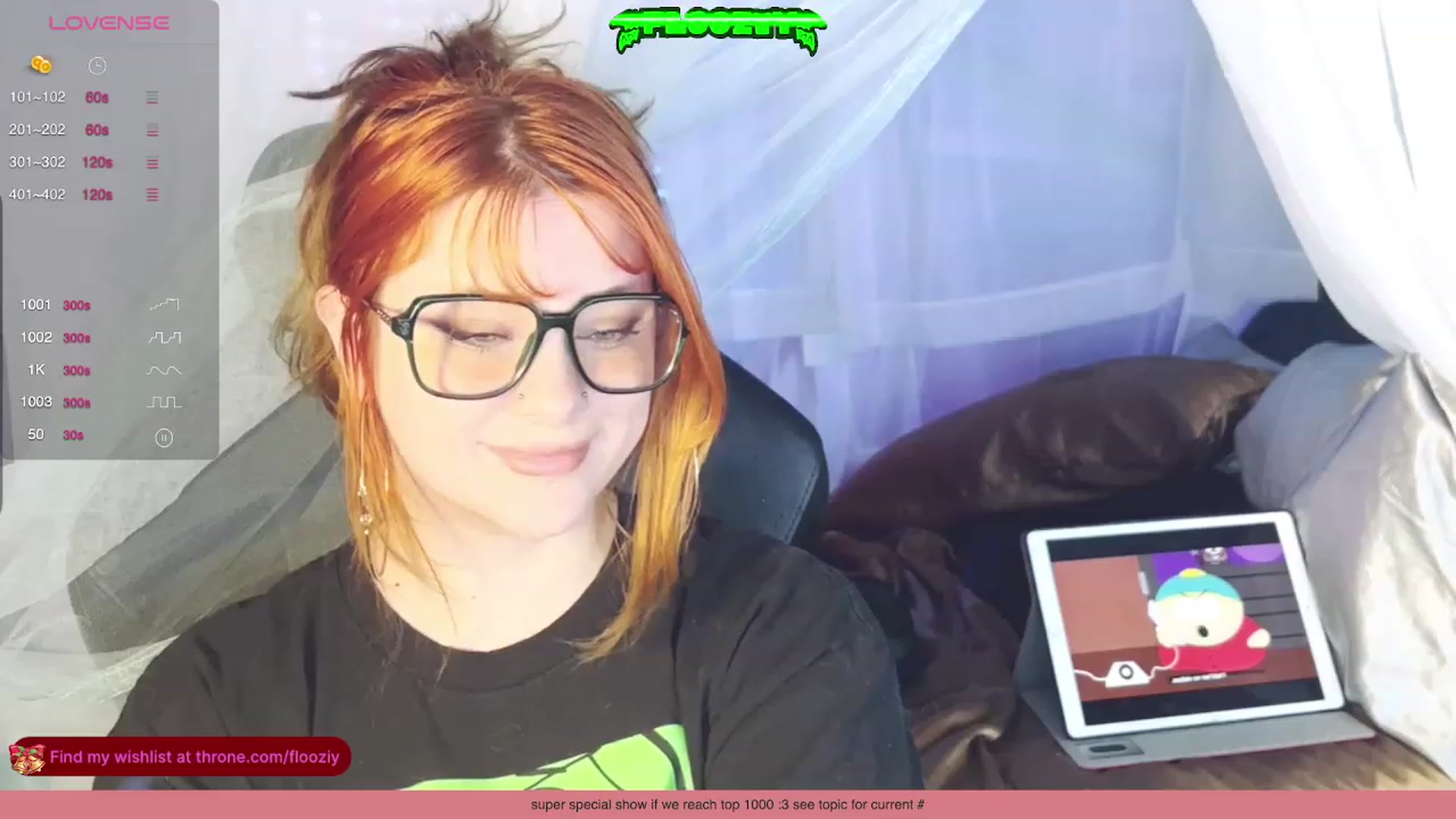 Gallery image thumbnail from flooziy's myfreecams stream on, 12/15/2023, 10:35 image 6 of 20
