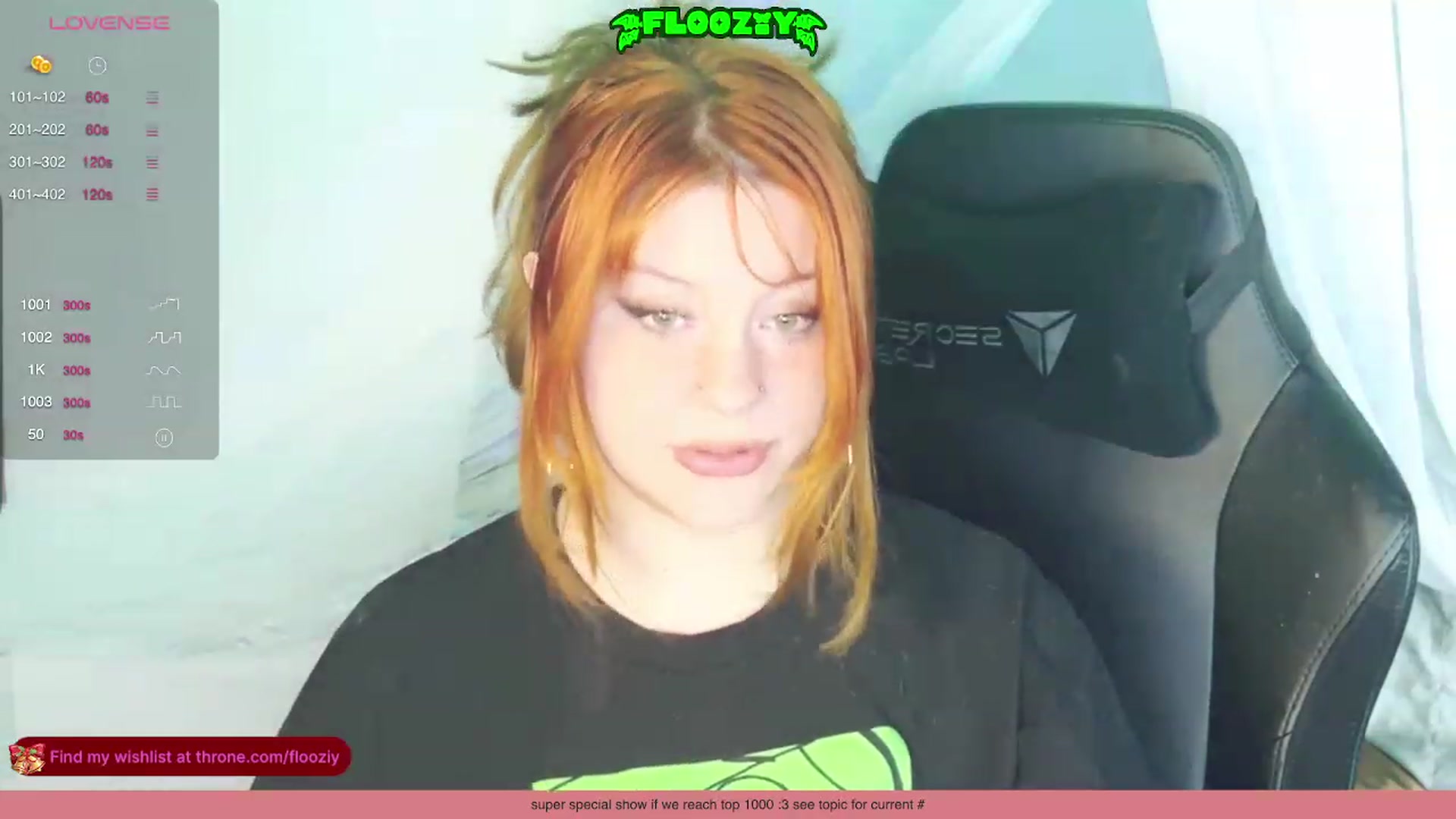 Gallery image thumbnail from flooziy's myfreecams stream on, 12/15/2023, 10:35 image 16 of 20