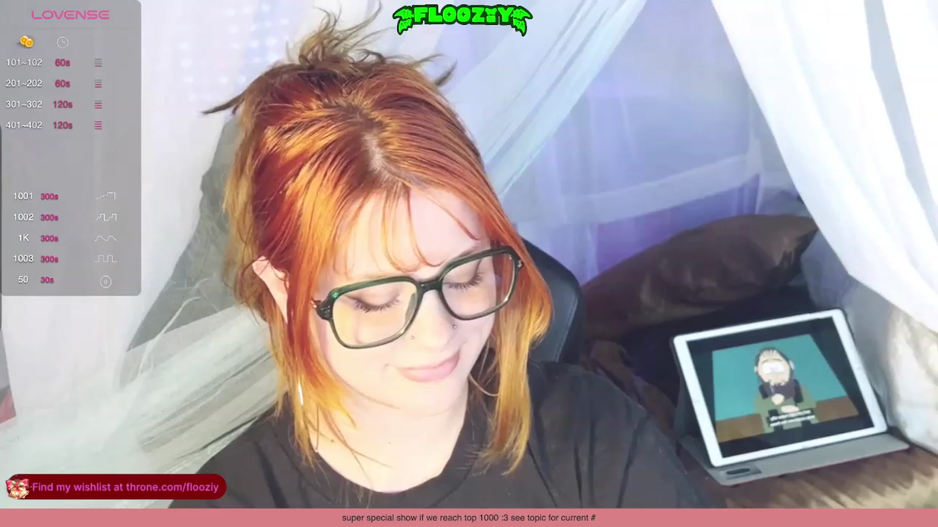 Gallery image thumbnail from flooziy's myfreecams stream on, 12/15/2023, 10:35 image 11 of 20