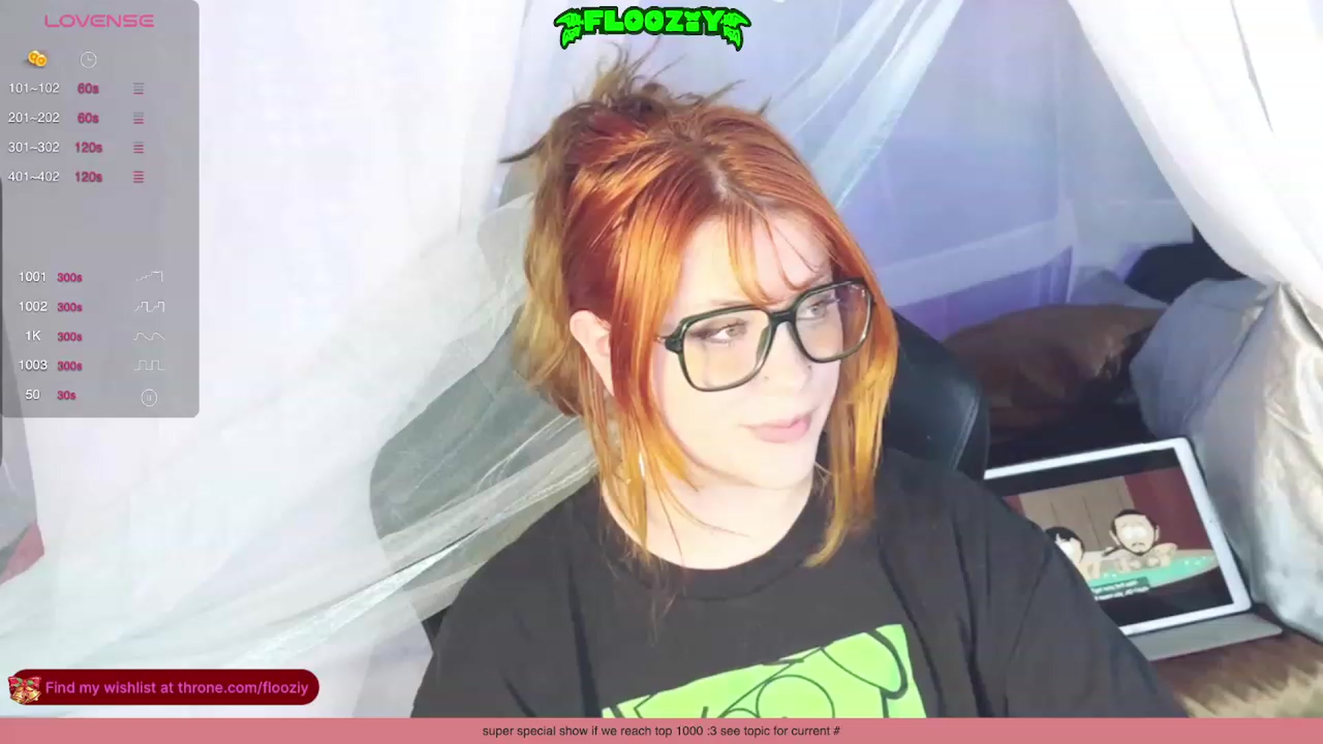 Gallery image thumbnail from flooziy's myfreecams stream on, 12/15/2023, 10:35 image 8 of 20