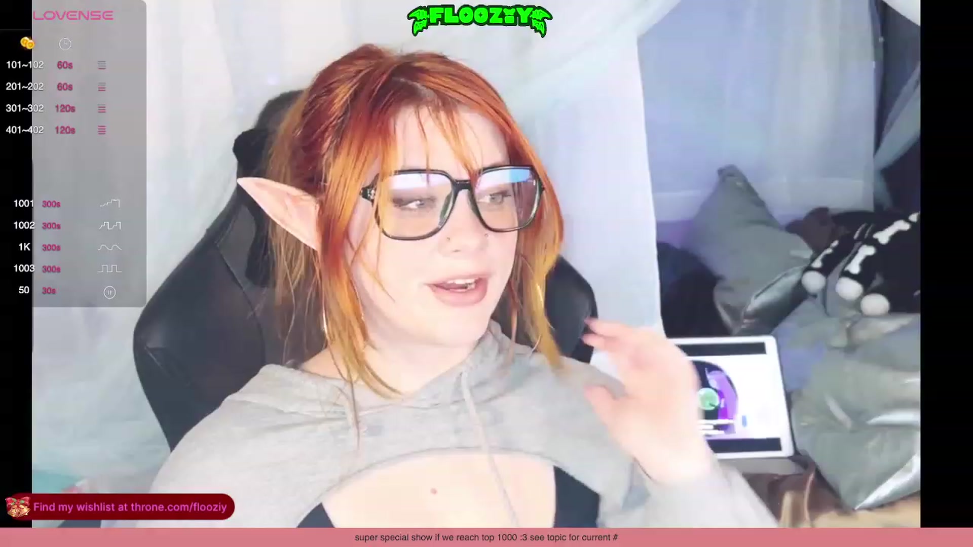 Gallery image thumbnail from flooziy's myfreecams stream on, 12/16/2023, 04:12 image 13 of 20