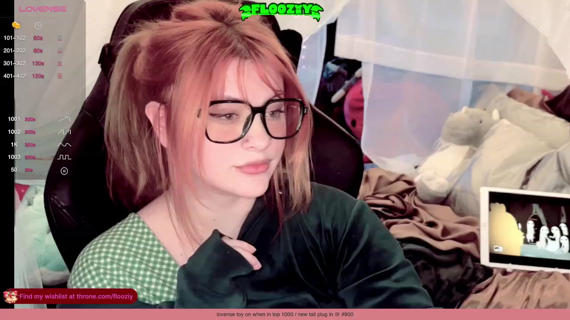 Gallery image thumbnail from flooziy's myfreecams stream on, 12/23/2023, 06:45 image 4 of 20