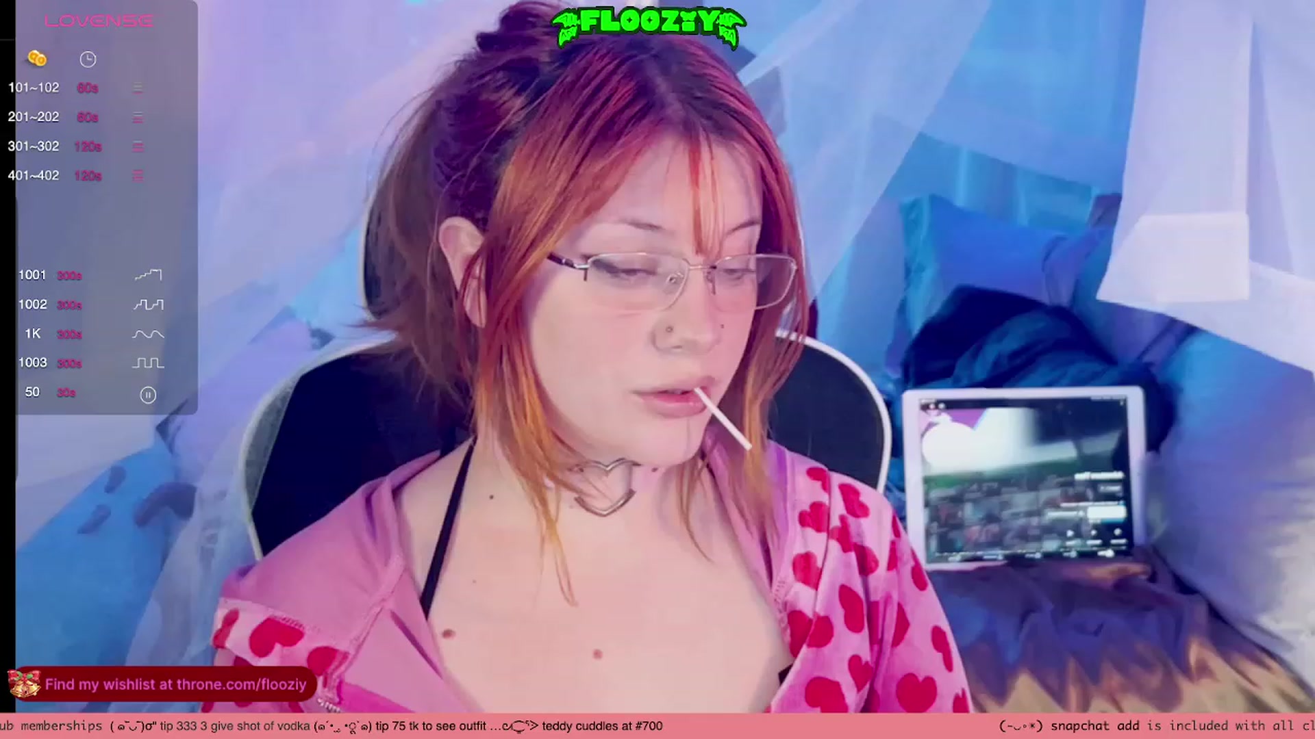 Gallery image thumbnail from flooziy's myfreecams stream on, 12/29/2023, 07:30 image 13 of 20