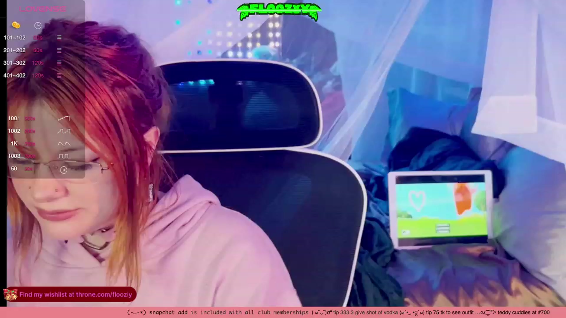 Gallery image thumbnail from flooziy's myfreecams stream on, 12/29/2023, 07:30 image 11 of 20