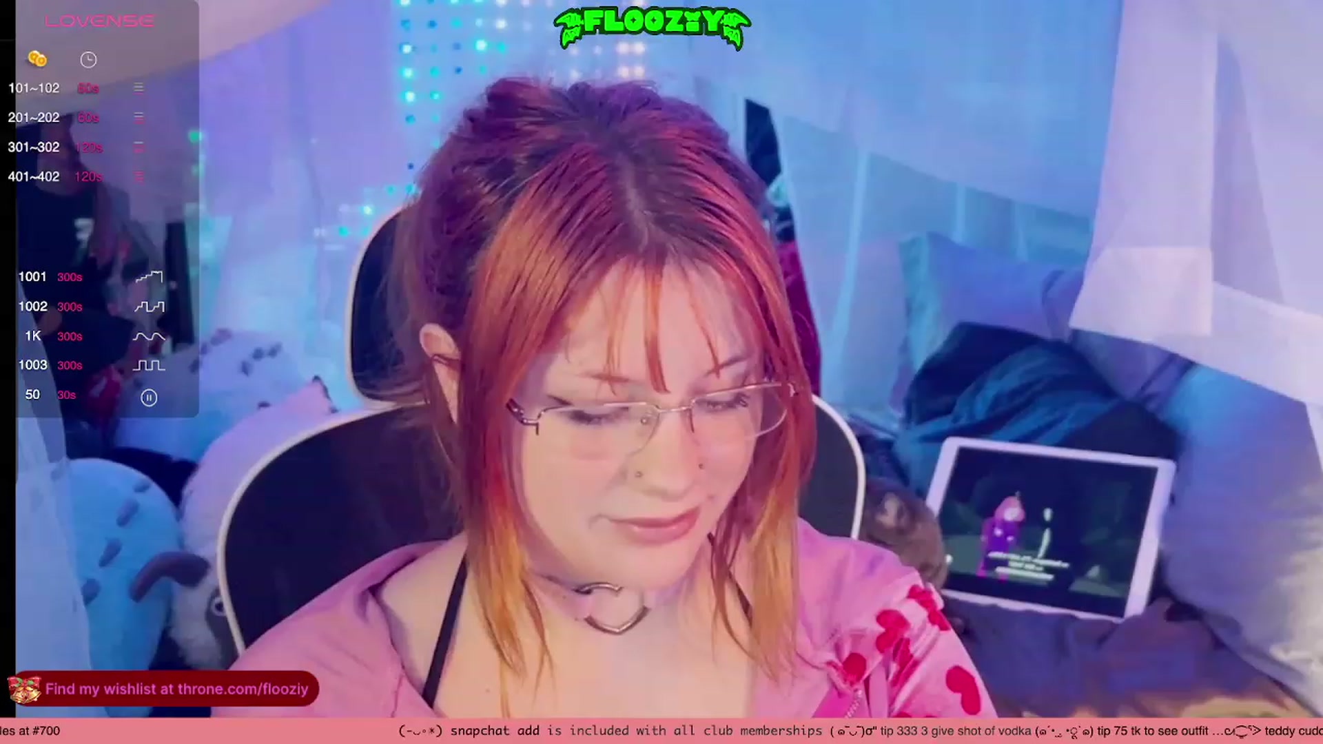 Gallery image thumbnail from flooziy's myfreecams stream on, 12/29/2023, 09:48 image 5 of 20