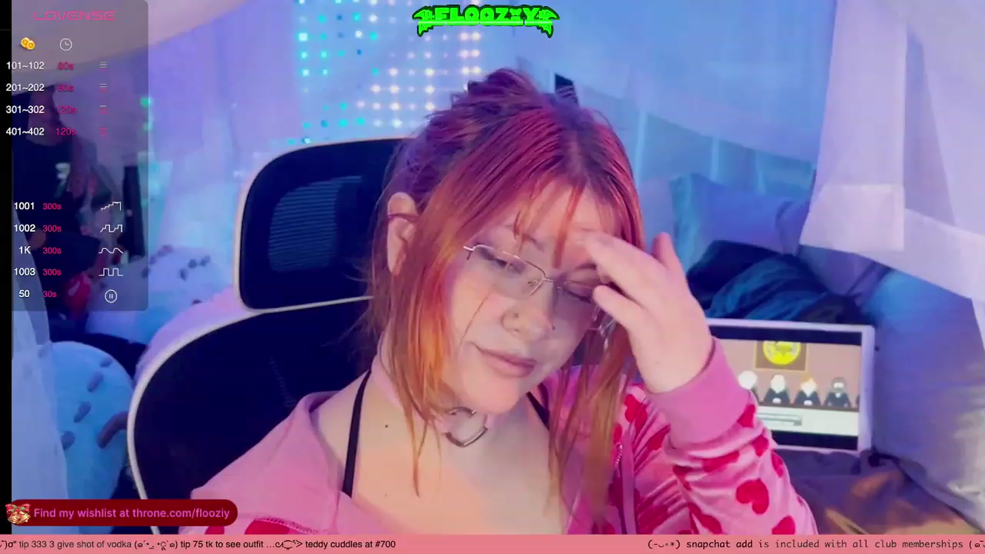 Gallery image thumbnail from flooziy's myfreecams stream on, 12/29/2023, 09:48 image 4 of 20