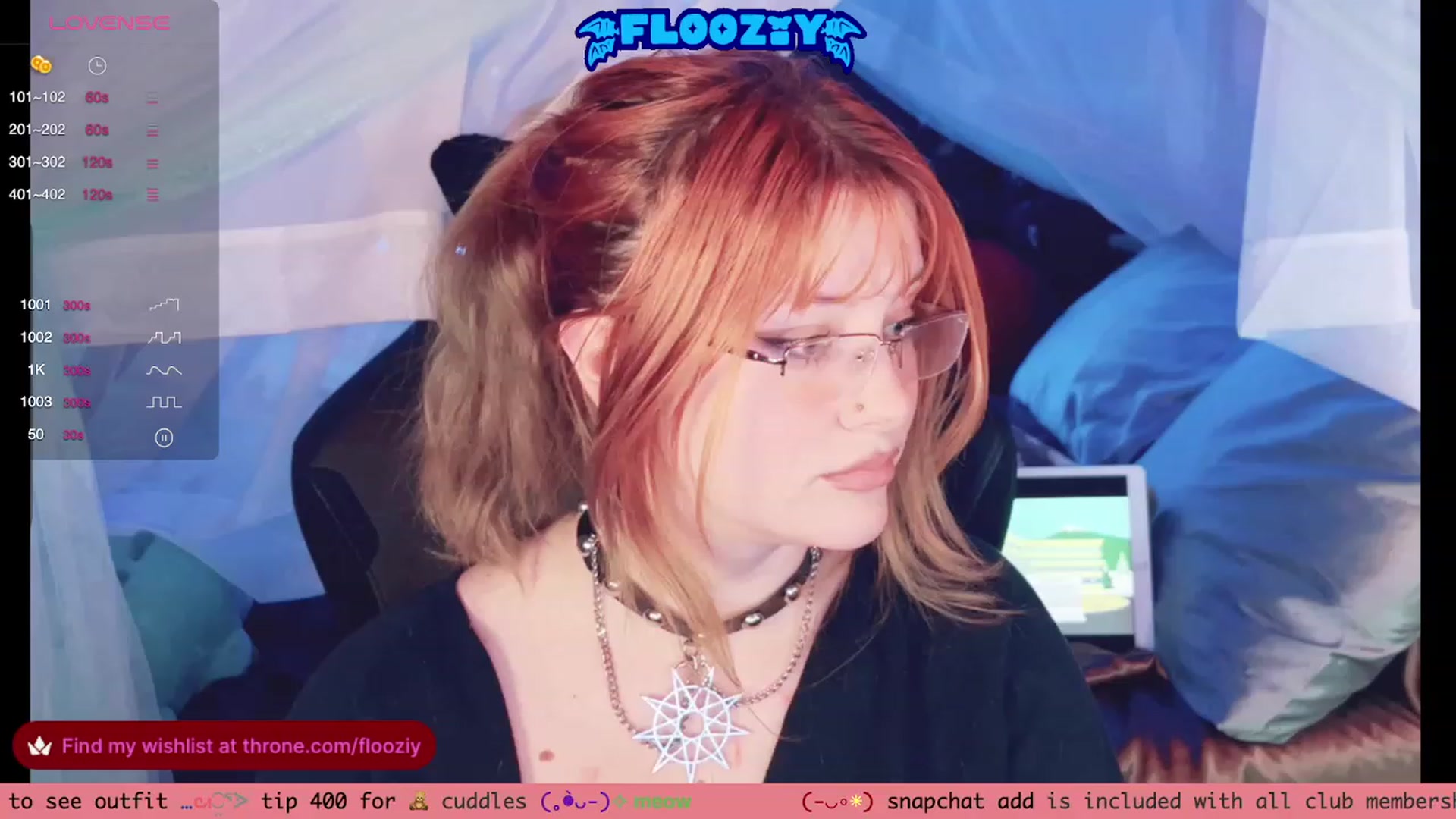 Gallery image thumbnail from flooziy's myfreecams stream on, 12/30/2023, 06:50 image 13 of 20