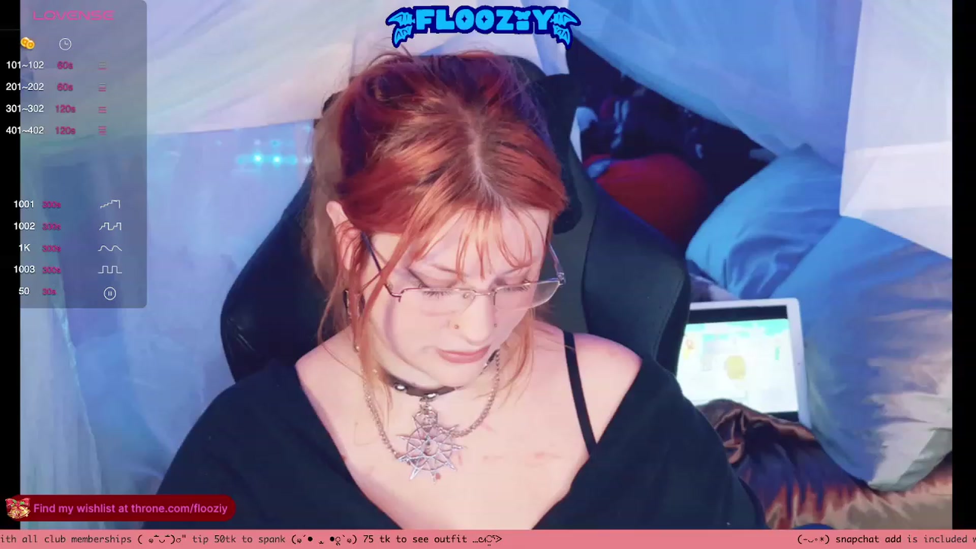 Gallery image thumbnail from flooziy's myfreecams stream on, 12/30/2023, 06:50 image 1 of 20