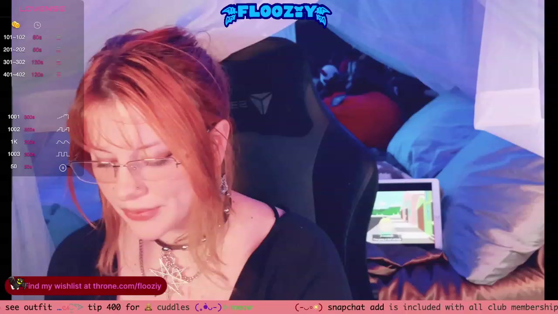 Gallery image thumbnail from flooziy's myfreecams stream on, 12/30/2023, 06:50 image 12 of 20
