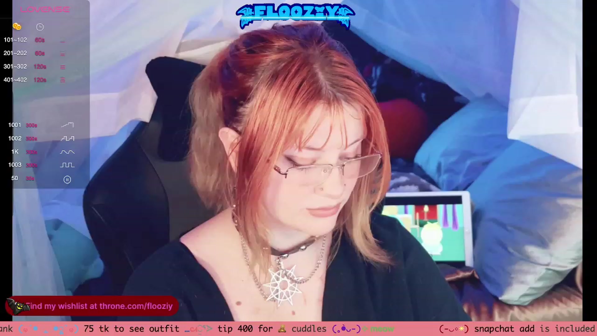 Gallery image thumbnail from flooziy's myfreecams stream on, 12/30/2023, 06:50 image 14 of 20