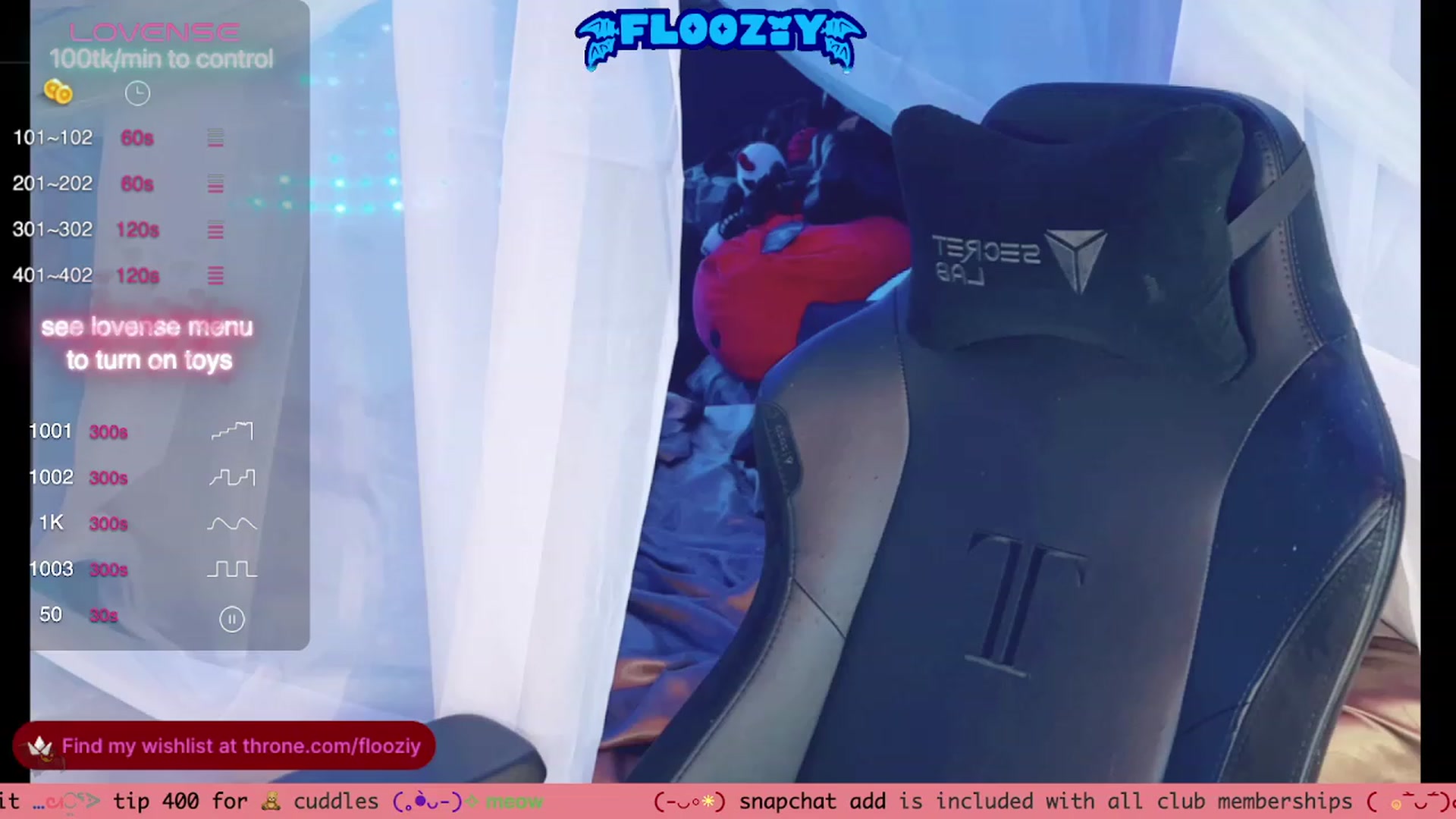 Gallery image thumbnail from flooziy's myfreecams stream on, 12/30/2023, 08:52 image 6 of 20