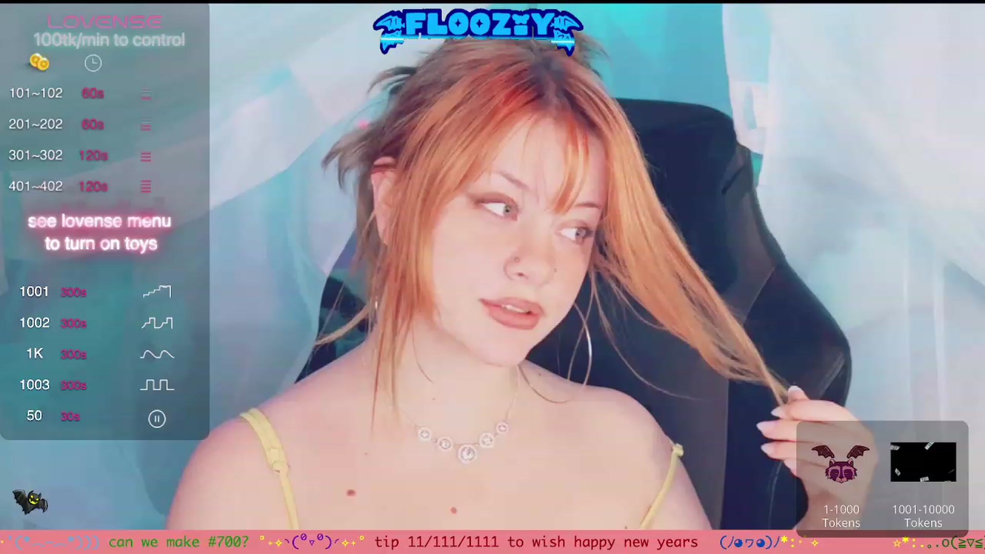 Gallery image thumbnail from flooziy's myfreecams stream on, 01/01/2024, 06:04 image 6 of 20
