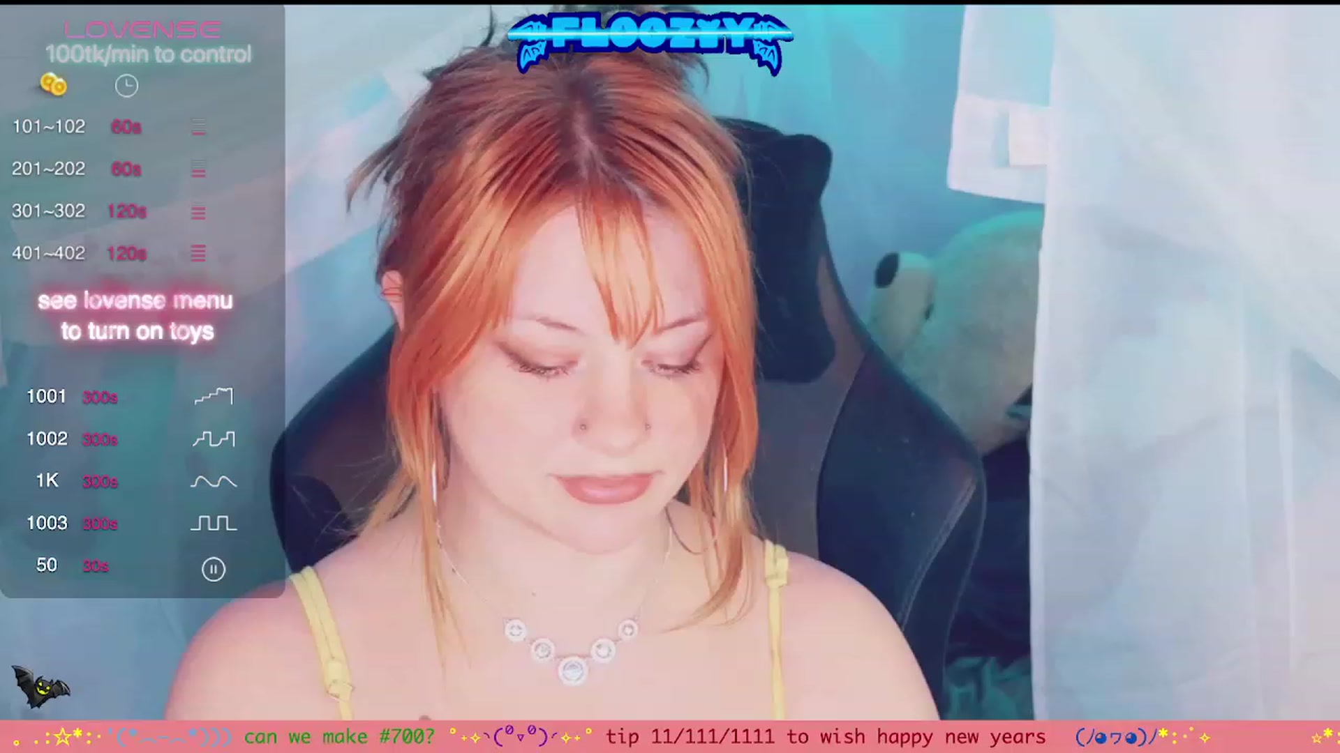 Gallery image thumbnail from flooziy's myfreecams stream on, 01/01/2024, 06:04 image 18 of 20