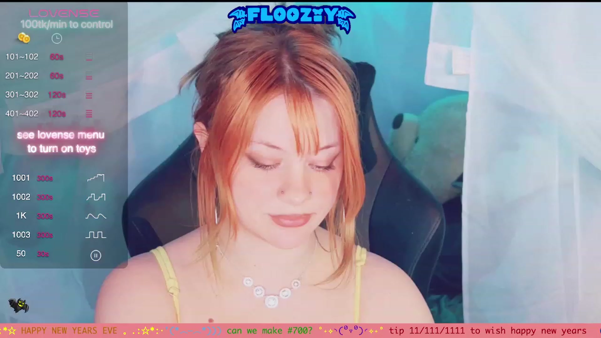 Gallery image thumbnail from flooziy's myfreecams stream on, 01/01/2024, 06:04 image 14 of 20