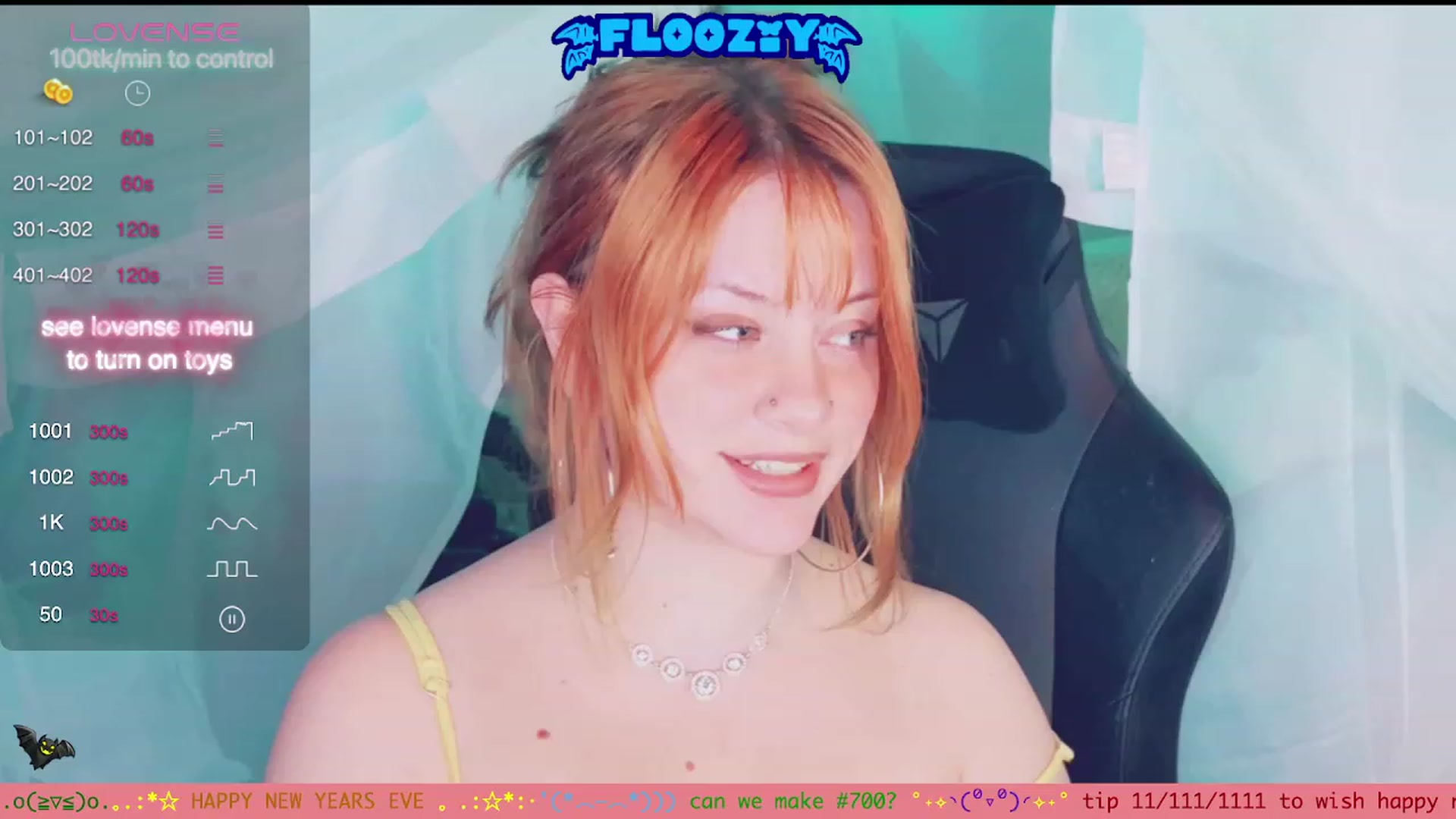Gallery image thumbnail from flooziy's myfreecams stream on, 01/01/2024, 06:04 image 12 of 20