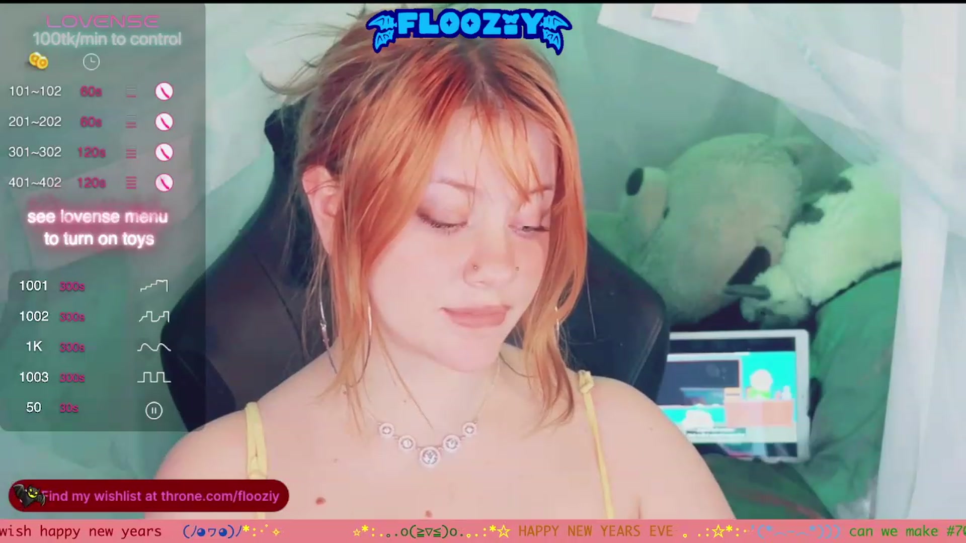 Gallery image thumbnail from flooziy's myfreecams stream on, 01/01/2024, 07:19 image 4 of 20