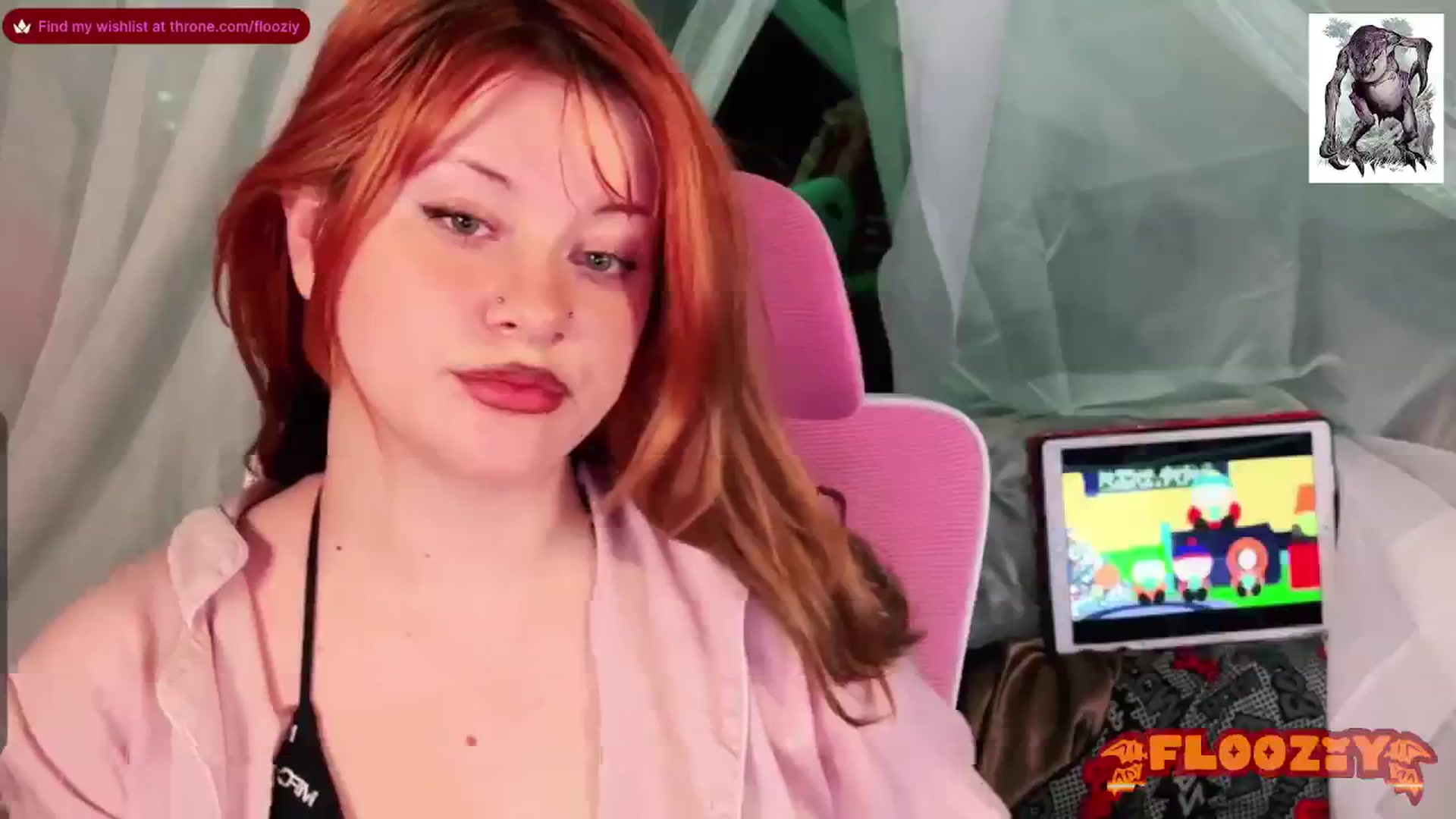 Gallery image thumbnail from flooziy's myfreecams stream on, 01/27/2024, 07:40 image 15 of 20