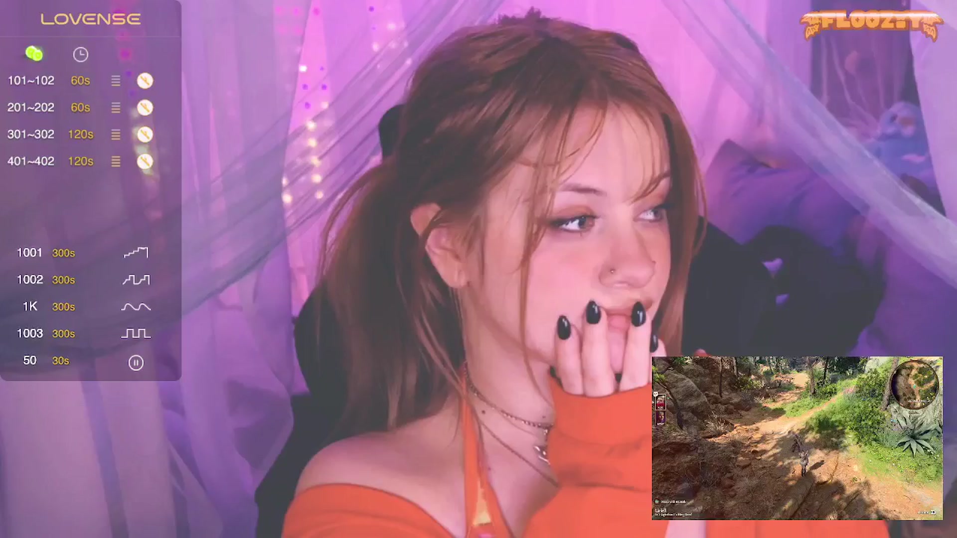 Gallery image thumbnail from flooziy's myfreecams stream on, 04/29/2024, 08:07 image 12 of 20