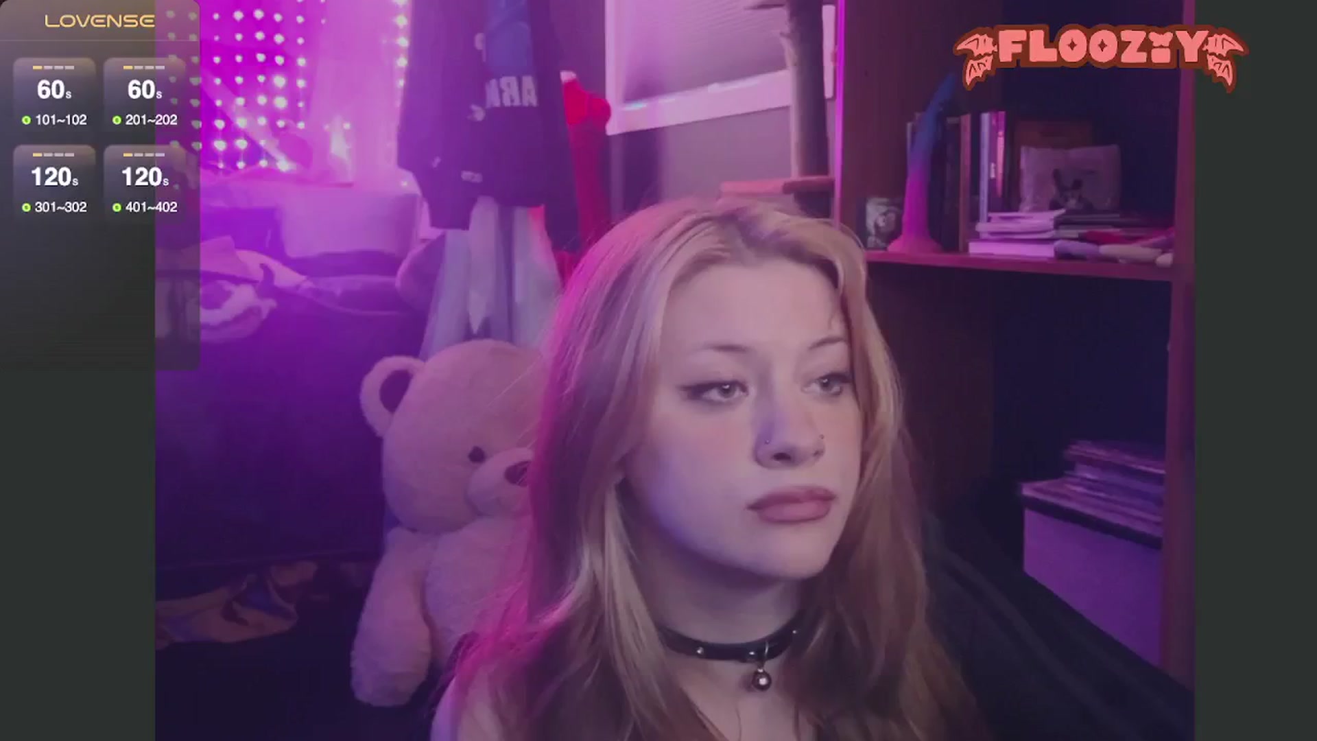 Gallery image thumbnail from flooziy's myfreecams stream on, 06/24/2024, 03:25 image 17 of 20