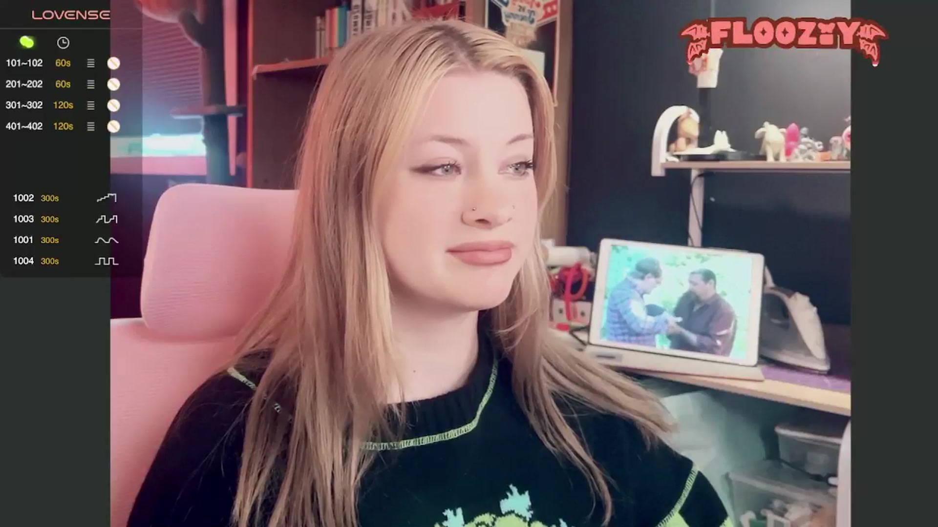 Gallery image thumbnail from flooziy's myfreecams stream on, 06/30/2024, 24:11 image 18 of 20