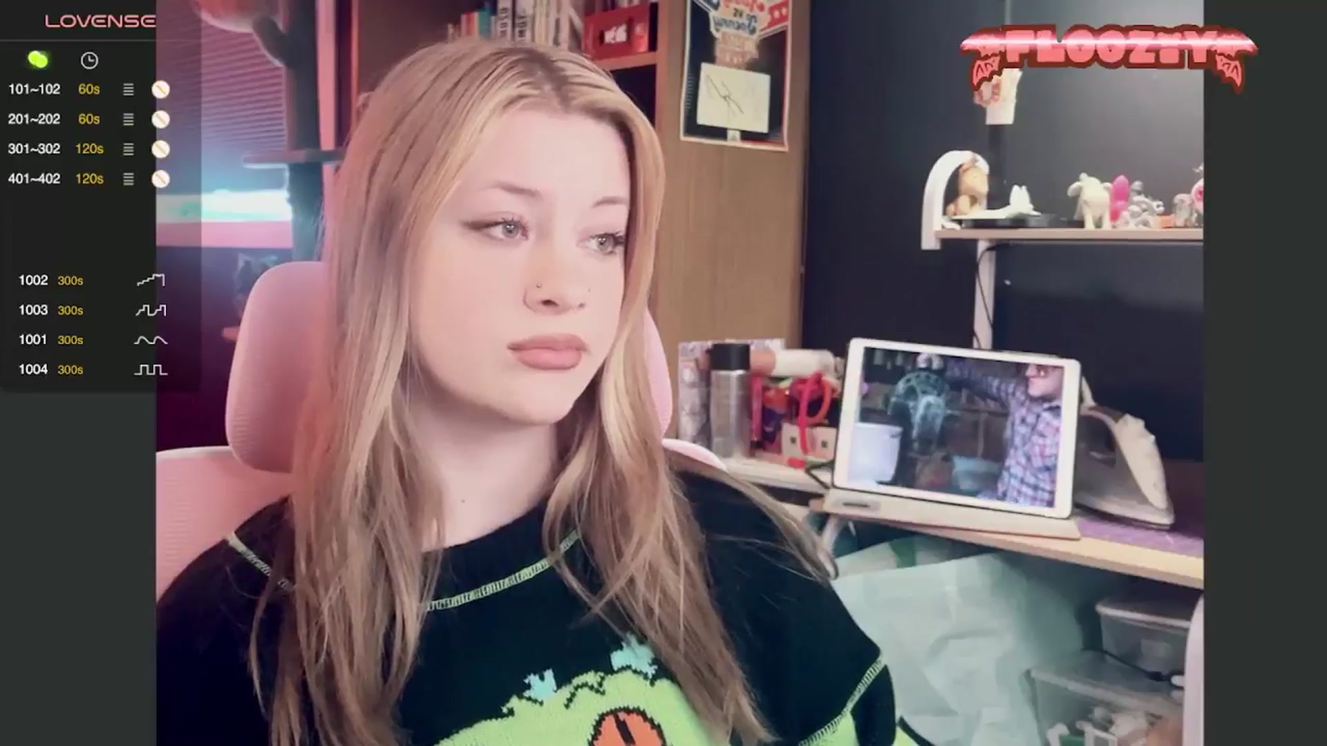 Gallery image thumbnail from flooziy's myfreecams stream on, 06/30/2024, 24:11 image 4 of 20