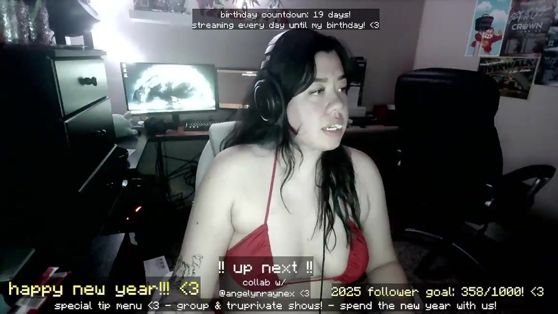 Gallery image thumbnail from gamergoddess7's myfreecams stream on, 01/01/2025, 24:11 image 20 of 20