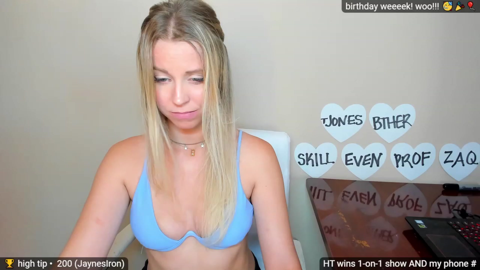 Gallery image thumbnail from goddessjayne's myfreecams stream on, 04/01/2023, 22:11 image 17 of 20