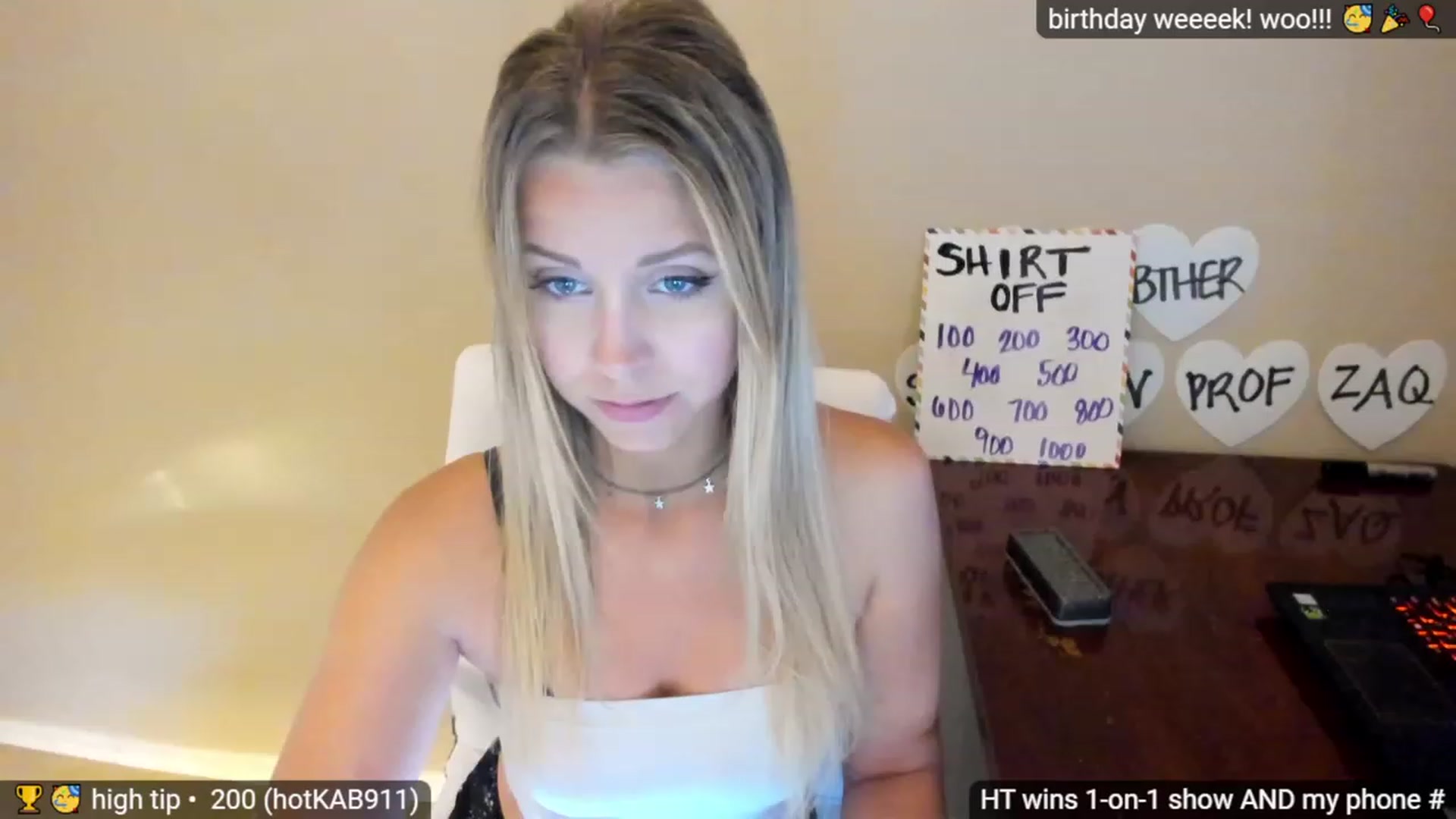 Gallery image thumbnail from goddessjayne's myfreecams stream on, 04/04/2023, 01:41 image 1 of 20