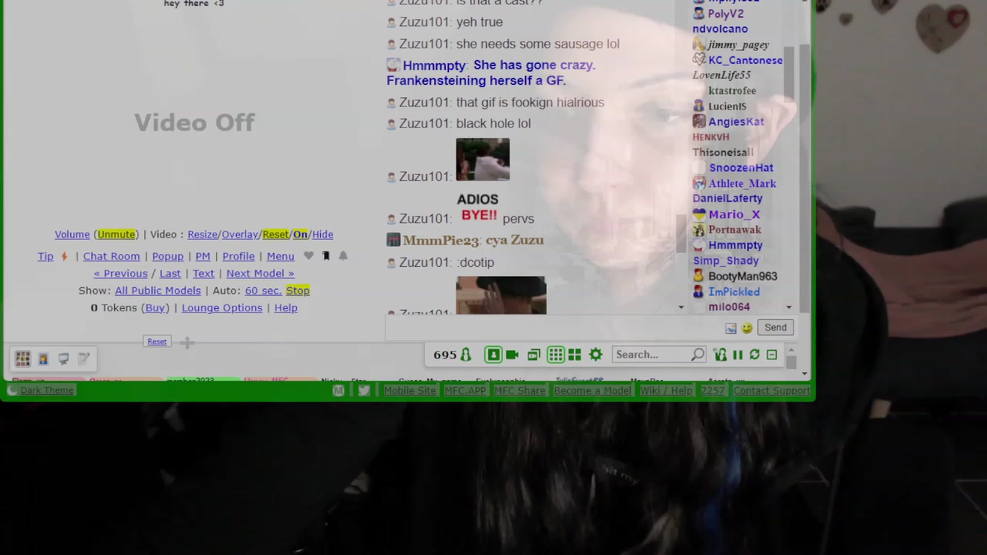 Gallery image thumbnail from h0TnDaNGeR0uS's myfreecams stream on, 08/07/2023, 10:19 image 17 of 20