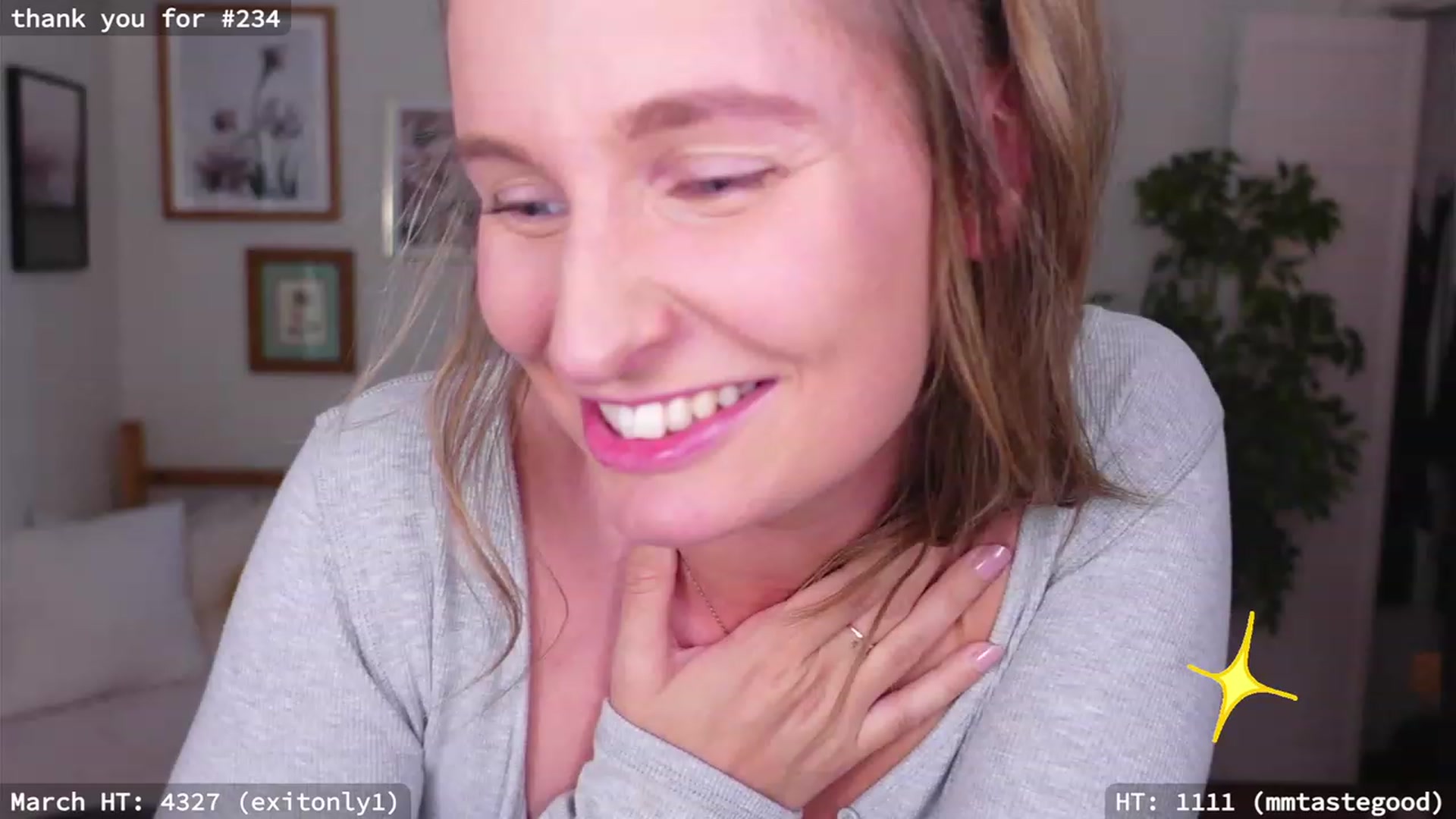 Gallery image thumbnail from hi_ella's myfreecams stream on, 03/18/2023, 21:00 image 6 of 20