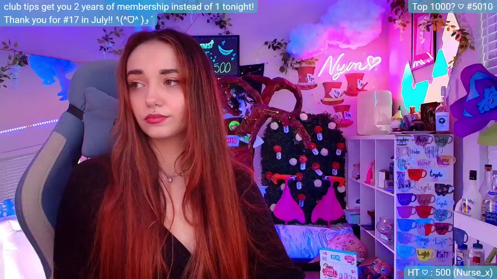 Gallery image thumbnail from hiiamtired's myfreecams stream on, 08/25/2024, 14:26 image 5 of 20