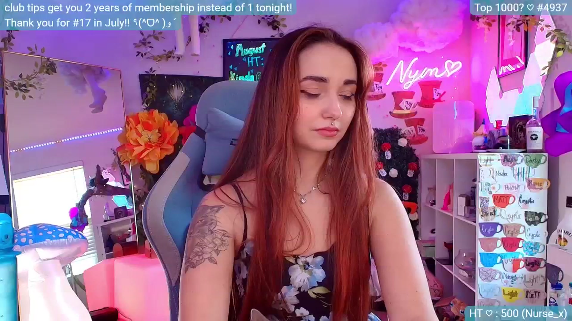 Gallery image thumbnail from hiiamtired's myfreecams stream on, 08/25/2024, 15:38 image 11 of 20