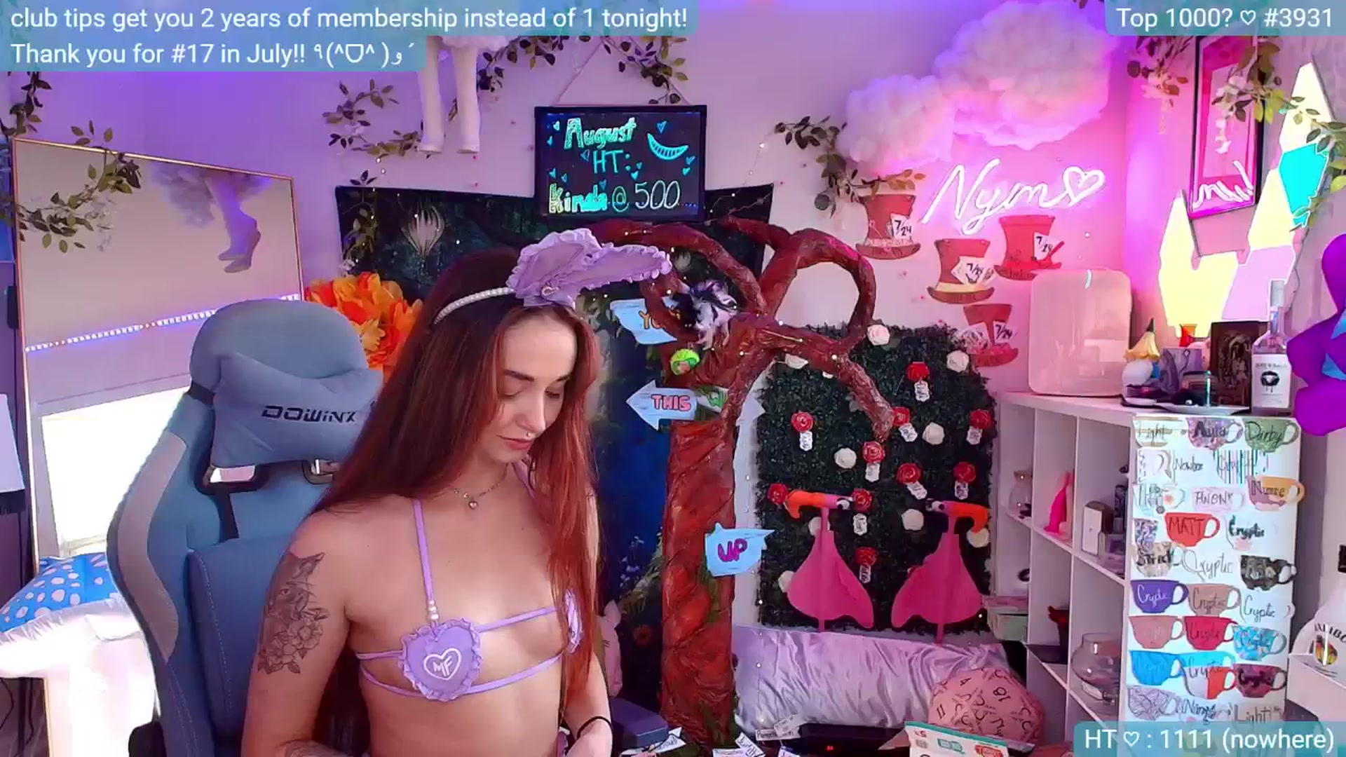 Gallery image thumbnail from hiiamtired's myfreecams stream on, 08/25/2024, 16:46 image 3 of 20