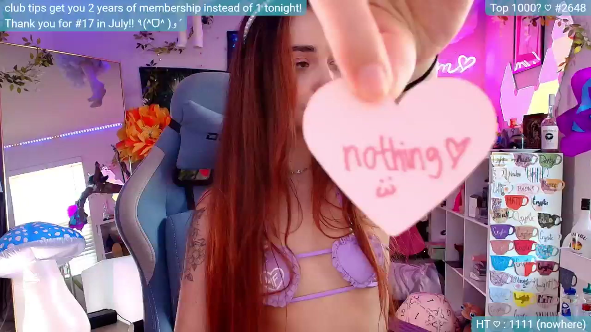 Gallery image thumbnail from hiiamtired's myfreecams stream on, 08/25/2024, 20:08 image 8 of 20