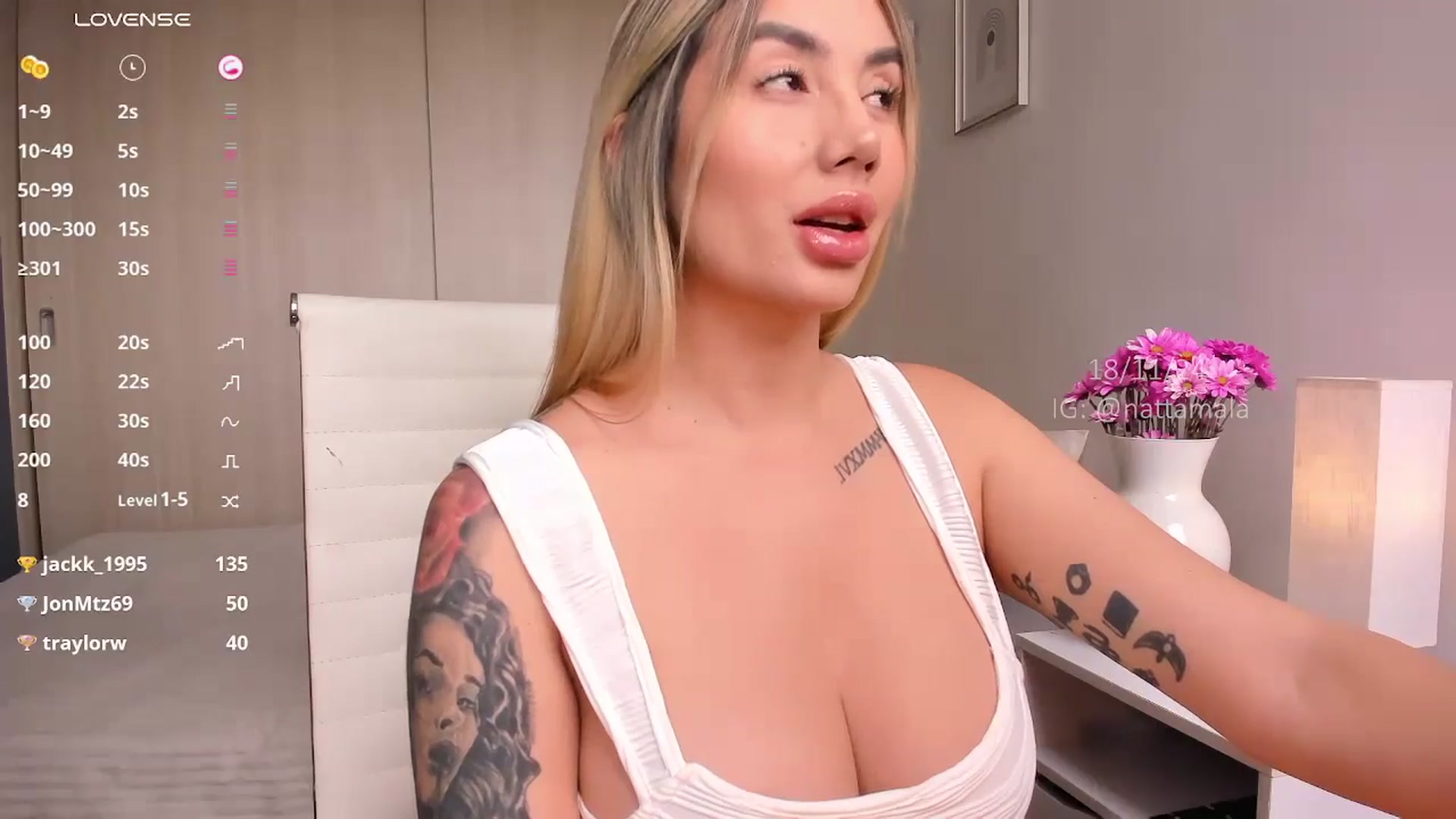 Gallery image thumbnail from holy_blonde's myfreecams stream on, 11/18/2024, 17:08 image 4 of 20