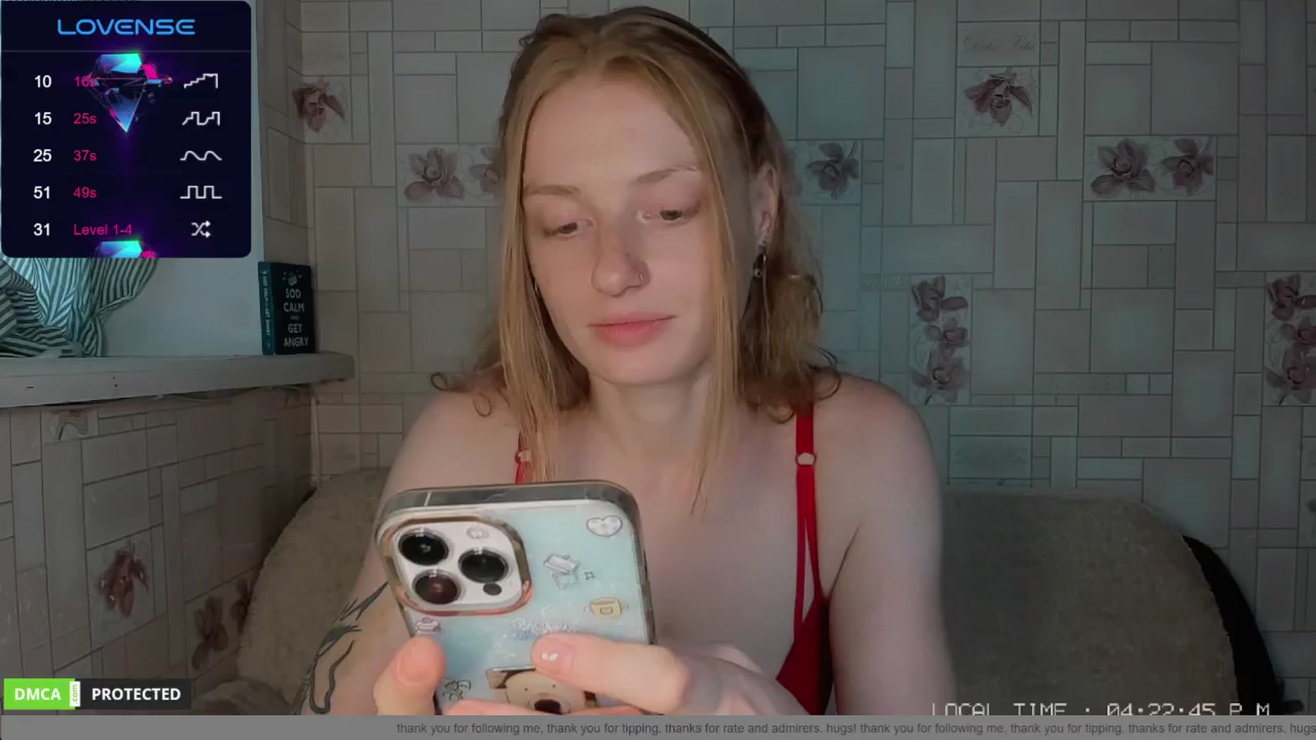 Gallery image thumbnail from itsmepie's myfreecams stream on, 07/03/2024, 13:32 image 18 of 20