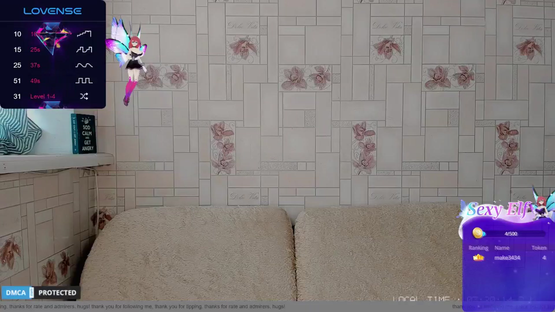 Gallery image thumbnail from itsmepie's myfreecams stream on, 07/05/2024, 13:43 image 1 of 20