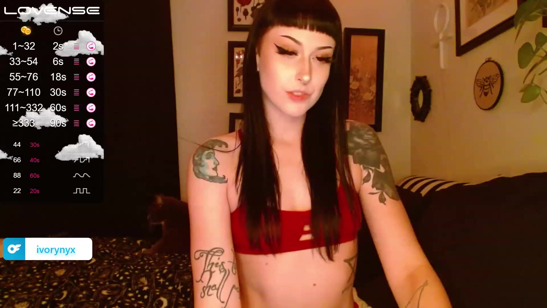 Gallery image thumbnail from ivorynyx's myfreecams stream on, 12/08/2022, 01:39 image 13 of 20